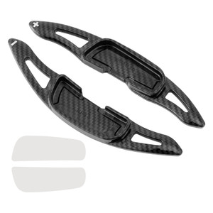 2014-2019 Mazda Axela Steering Wheel Paddle Shifter Extension Carbon Fiber Black Look Generic