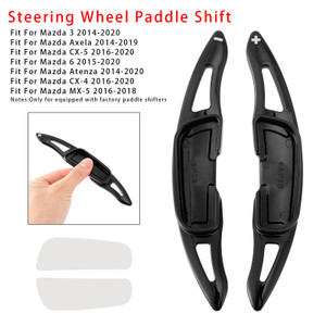 2014-2020 Mazda 3 Steering Wheel Paddle Shifter Extension Black Generic