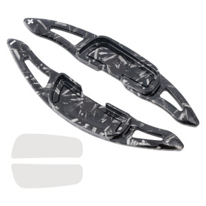 2014-2019 Mazda Axela Steering Wheel Paddle Shifter Extension Black Forged Pattern Generic