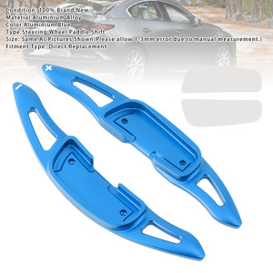 2014-2020 Mazda 3 Steering Wheel Paddle Shifter Extension Aluminium Blue Generic