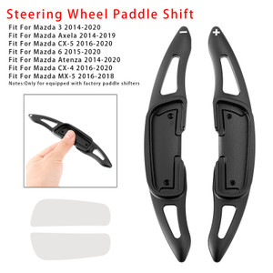2015-2020 Mazda 6 Steering Wheel Paddle Shifter Extension Aluminium Black Generic