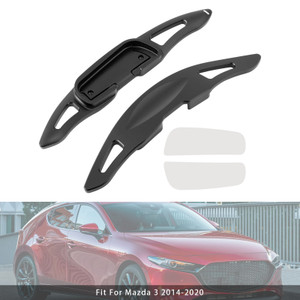 2016-2020 Mazda CX-4 Steering Wheel Paddle Shifter Extension Aluminium Black Generic