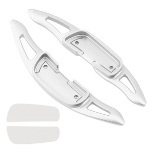 2014-2020 Mazda 3 Steering Wheel Paddle Shifter Extension Aluminium Silver Generic
