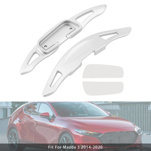 2015-2020 Mazda 6 Steering Wheel Paddle Shifter Extension Aluminium Silver Generic