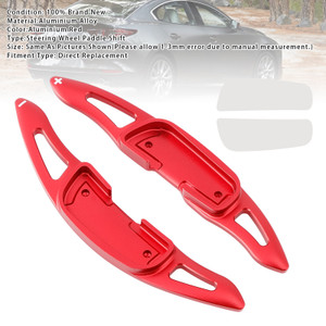 2014-2020 Mazda 3 Steering Wheel Paddle Shifter Extension Aluminium Red Generic