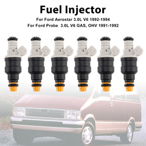 1991-1995 Ford Taurus  3.0L V6 GAS, OHV 6*Fuel Injector F03E-A2B Generic