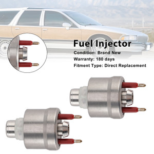 1987-1991 GMC R1500 R2500 R3500 2* Fuel Injector 17111864 Generic