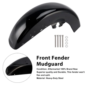 2015-2016 Harley-Davidson Electra Glide Ultra Classic Low-FLHTCUL Steel Front Fender Mudguard Generic
