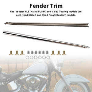 Front Fender Spears Trim Fit For Touring Road King 1982-23 Softail 86-17