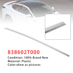 2011-2015 Kia Optima Right Side Upper Rear Door Panel Trim Molding Chrome 838602T000