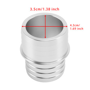 1-1/2" to 1-3/4" Inch Hose Barb Splice Coupler Repair Reducer Fitting Adapter Connector AN627-28-24A
