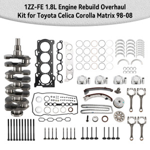 1998-2002 CHEVROLET PRIZM 1.8L 1ZZ-FE 1.8L Engine Rebuild Overhaul Kit Generic