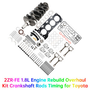 2017-2020 TOYOTA PRIUS PRIME 1.8L 2ZR-FE Engine Rebuild Overhaul Kit Crankshaft Rods Timing Generic