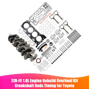 2017-2020 TOYOTA PRIUS PRIME 1.8L 2ZR-FE Engine Rebuild Overhaul Kit Crankshaft Rods Timing Generic