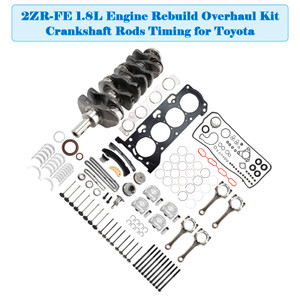 2012-2018 TOYOTA PRIUS V 1.8L 2ZR-FE Engine Rebuild Overhaul Kit Crankshaft Rods Timing Generic