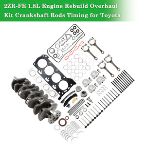 2010-2020 TOYOTA PRIUS 1.8L 2ZR-FE Engine Rebuild Overhaul Kit Crankshaft Rods Timing Generic