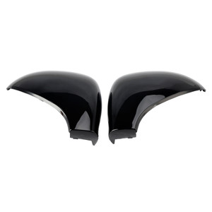 2006-2015 Peugeot 207 Hatchback Estate & Van Side Mirror Covers Rearview Housing Bright Black Generic