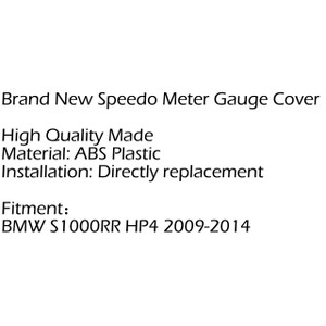 Speedometer Gauge Case Cover BMW S1000RR HP4 (2009-2014) Black Generic
