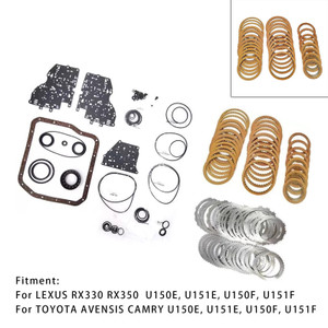 LEXUS RX330 RX350 Auto Transmission Master Rebuild Kit Clutch Discs Gasket U150E U151E Generic