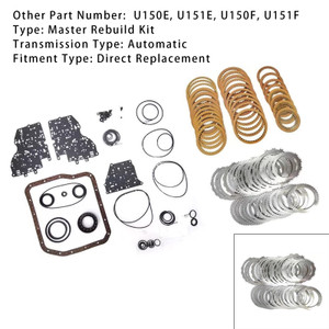 LEXUS RX330 RX350 Auto Transmission Master Rebuild Kit Clutch Discs Gasket U150E U151E Generic