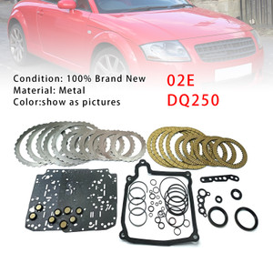 2004-2014 VW COLF/GOLF PLUS/GTI L4 Transmission Master Rebuild Kit Overhaul Clutch Plates 02E DQ250 Generic