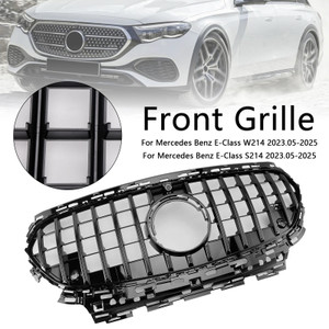 2023-2025 Mercedes Benz E-Class W214 S214 X214 Front Grille Black Generic