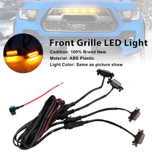 2016-2023 Toyota Tacoma 4x Grille LED Light PT228-35170 Smoked lens Generic