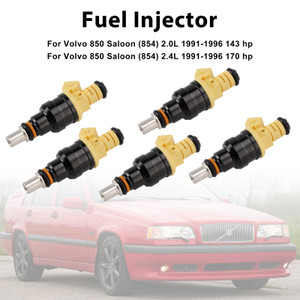 1991-1997 Volvo 850 2.4L 2.0L I5 5PCS Fuel Injector 0280150779 Generic