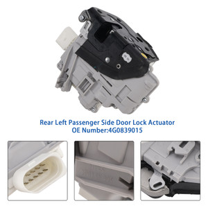 2010-2018 VW TOUAREG (7P5, 7P6) 4.2 V8 FSI TDI Rear Left Passenger Side Door Lock Actuator Mechanism 4G0839015 Generic