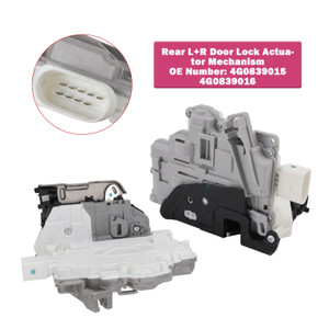 2010-2020 AUDI A3 A6 A7 Q3 Q7 Rear Left+Right Passenger Side Door Lock Actuator Mechanism 4G0839015 Generic