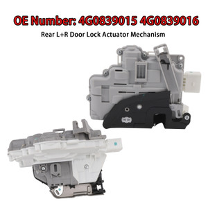 2010-2020 AUDI A3 A6 A7 Q3 Q7 Rear Left+Right Passenger Side Door Lock Actuator Mechanism 4G0839015 Generic