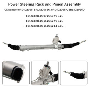 2009-2012 Audi Q5 V6 Power Steering Rack and Pinion Assembly 8RD422065 Generic