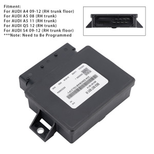 2009-2012 AUDI A4 (RH trunk floor) Electronic Parking Brake Handbrake Control Module Unit ECU Generic