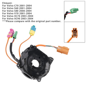 2000-2004 Volvo S80 Clock Spring 8622186 Generic
