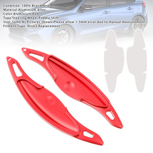 2019-2024 Hyundai I20 Steering Wheel Paddle Shifter Extension Aluminium Red Generic