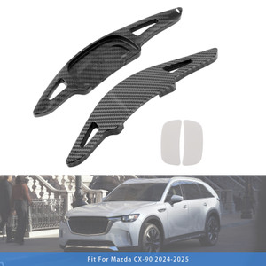 2019-2024 Mazda CX-30 Carbon Look Steering Wheel Paddle Shifter Extension Carbon Fiber Black Look Generic