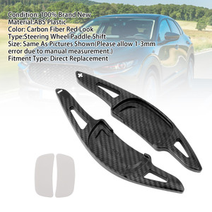 2024-2025 Mazda CX-90 Carbon Look Steering Wheel Paddle Shifter Extension Carbon Fiber Black Look Generic
