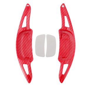 2019-2024 Mazda 3 Carbon Look Steering Wheel Paddle Shifter Extension Carbon Fiber Red Look Generic