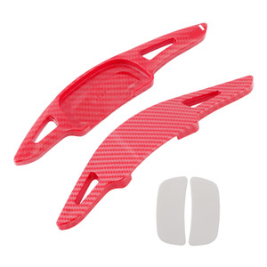 2023-2024 Mazda CX-50 Carbon Look Steering Wheel Paddle Shifter Extension Carbon Fiber Red Look Generic
