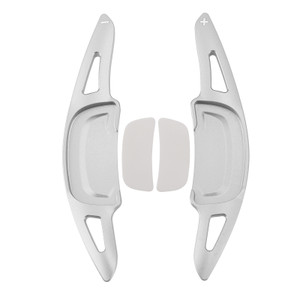 2024-2025 Mazda CX-90 Carbon Look Steering Wheel Paddle Shifter Extension Aluminium Silver Generic
