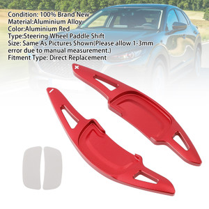 2019-2024 Mazda CX-30 Carbon Look Steering Wheel Paddle Shifter Extension Aluminium Red Generic