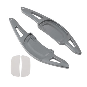 2024-2025 Mazda CX-90 Carbon Look Steering Wheel Paddle Shifter Extension Aluminium Grey Generic