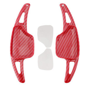 2020-2024 Cadillac CT4 Steering Wheel Paddle Shifter Extension Carbon Fiber Red Look Generic