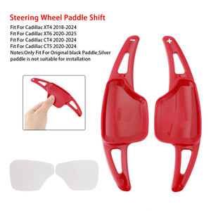 2020-2024 Cadillac CT4 Steering Wheel Paddle Shifter Extension Red Generic