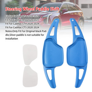2020-2025 Cadillac XT6 Steering Wheel Paddle Shifter Extension Aluminium Blue Generic