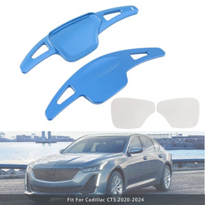2020-2025 Cadillac XT6 Steering Wheel Paddle Shifter Extension Aluminium Blue Generic