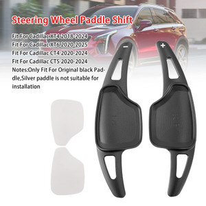 2018-2024 Cadillac XT4 Steering Wheel Paddle Shifter Extension Aluminium Black Generic