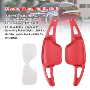 2020-2024 Cadillac CT5 Steering Wheel Paddle Shifter Extension Aluminium Red Generic
