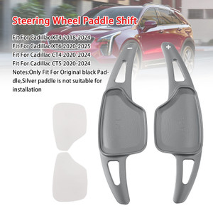 2018-2024 Cadillac XT4 Steering Wheel Paddle Shifter Extension Aluminium Grey Generic