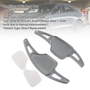 2020-2025 Cadillac XT6 Steering Wheel Paddle Shifter Extension Aluminium Grey Generic